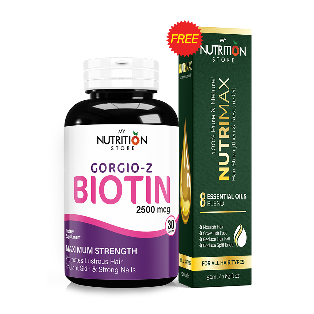 BUY GORGIO-Z-BIOTIN & GET FREE NUTRIMAX OIL