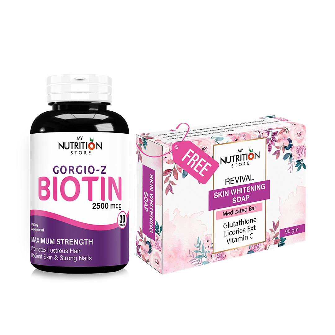 BUY GORGIO-Z-BIOTIN & GET BEAUTY SOAP FREE