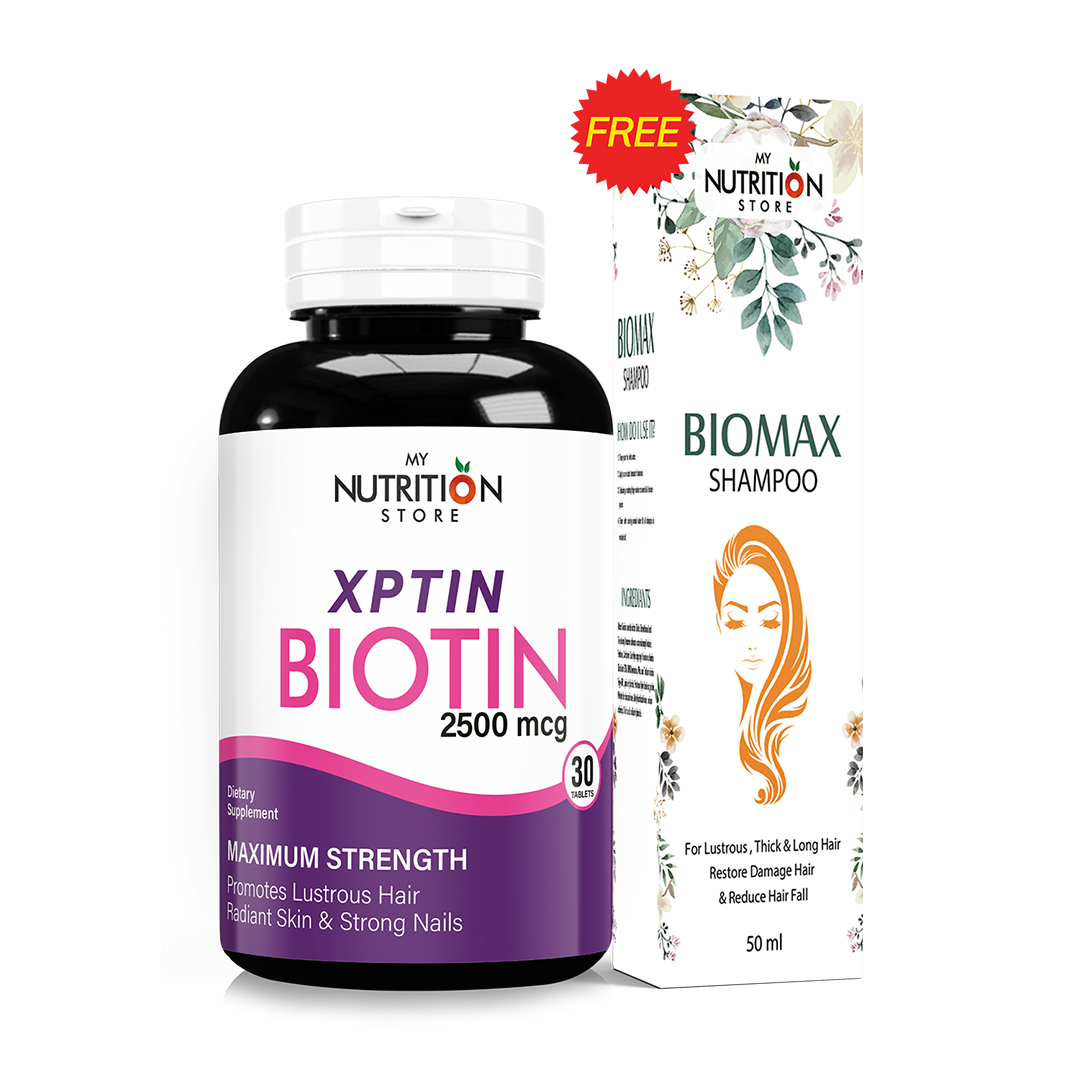 BUY XPTIN-BIOTIN & GET FREE BIOMAX SHAMPOO