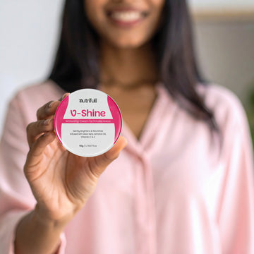 V-Shine Safe and effective intimate whitening cream to lighten dark private areas and restore skin tone at home